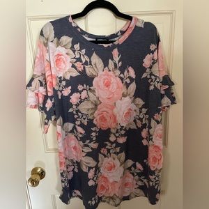 Rose pattern Shirt